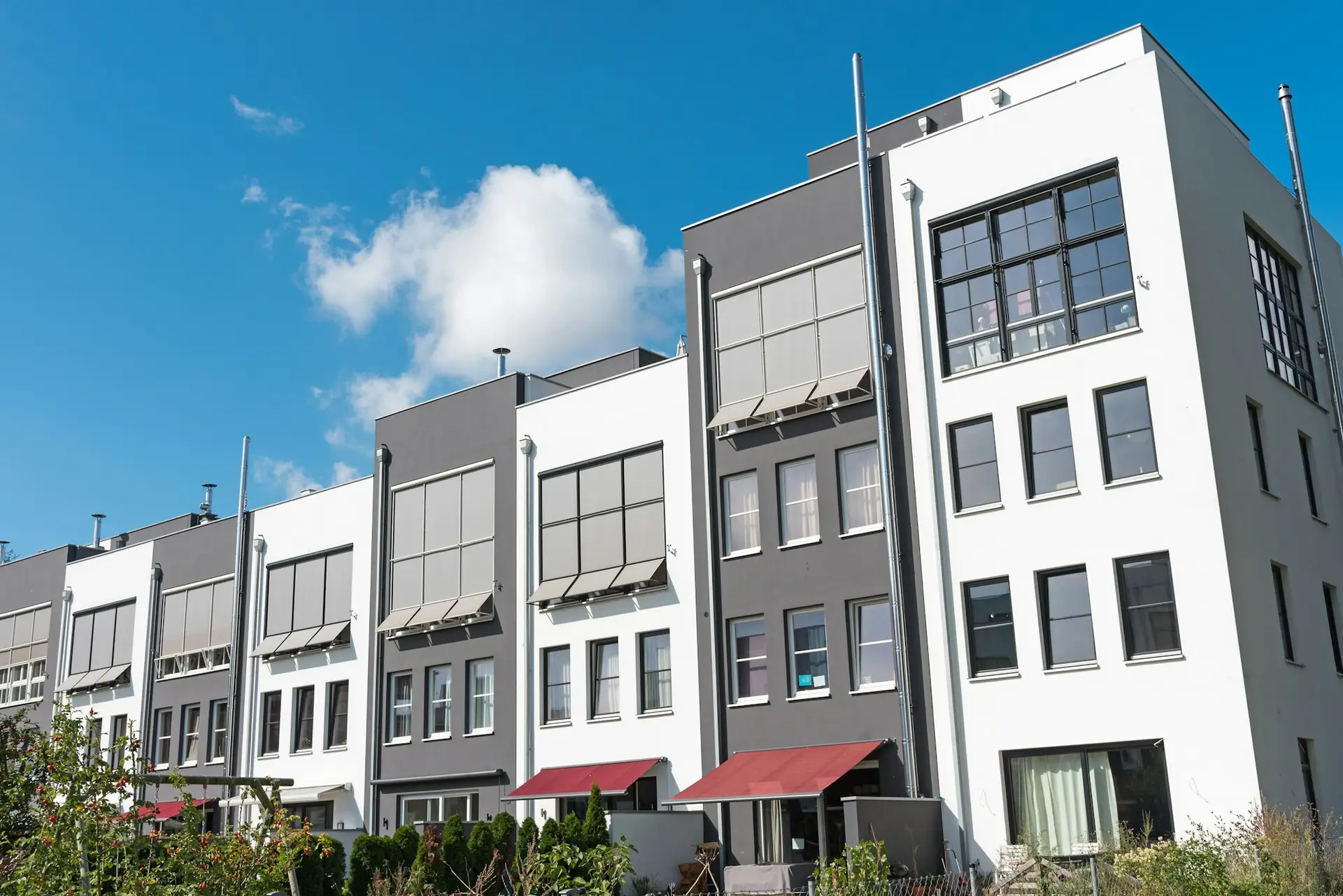 New serial houses in Berlin, Germany